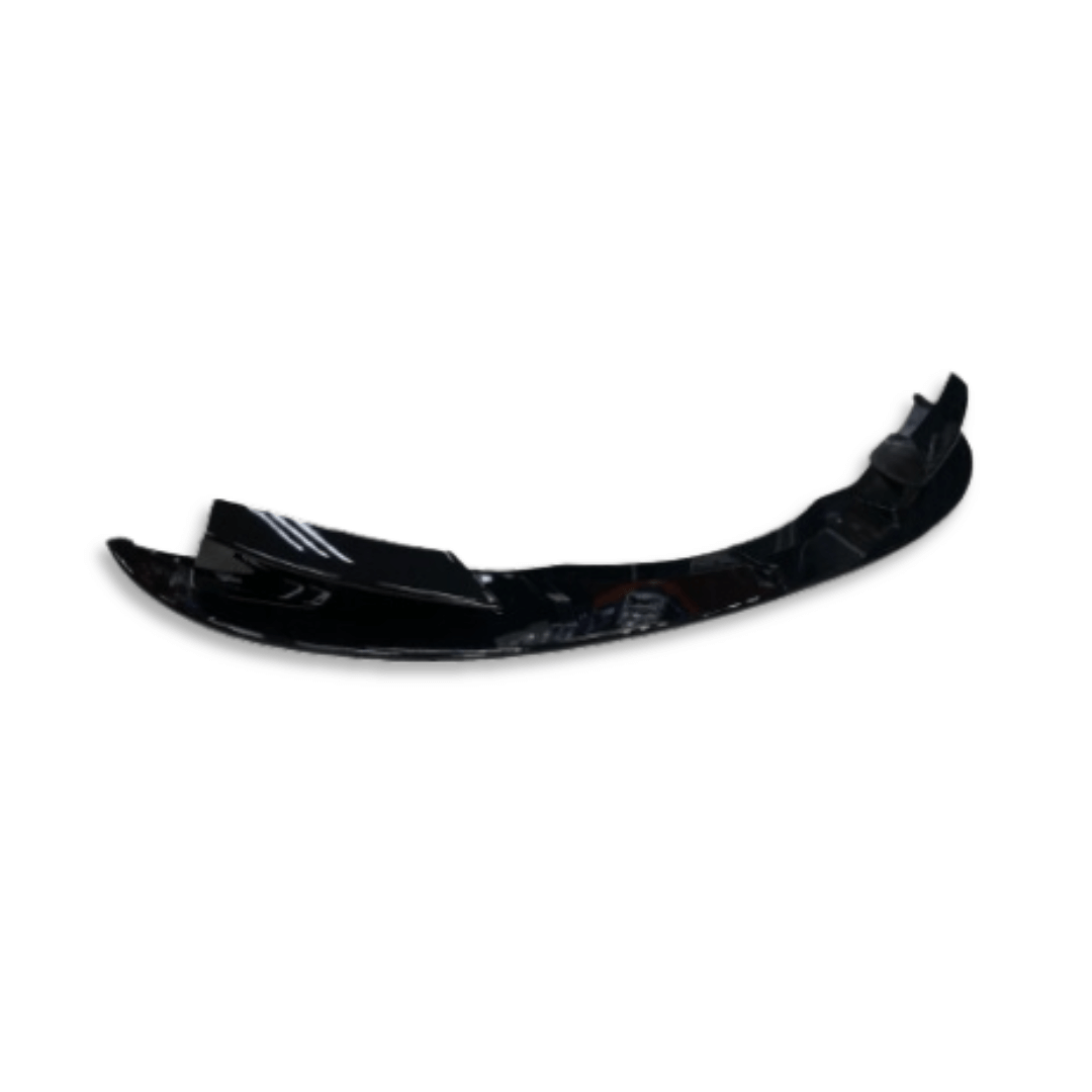 BM E90 P/L M-SPORT GLOSS BLACK 4PC FRONT LIP (non oem)
