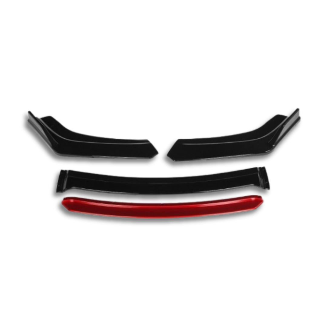 BM G01 X3 GLOSS BLACK 4 PIECE FRONT LIP SPOILER (non oem)