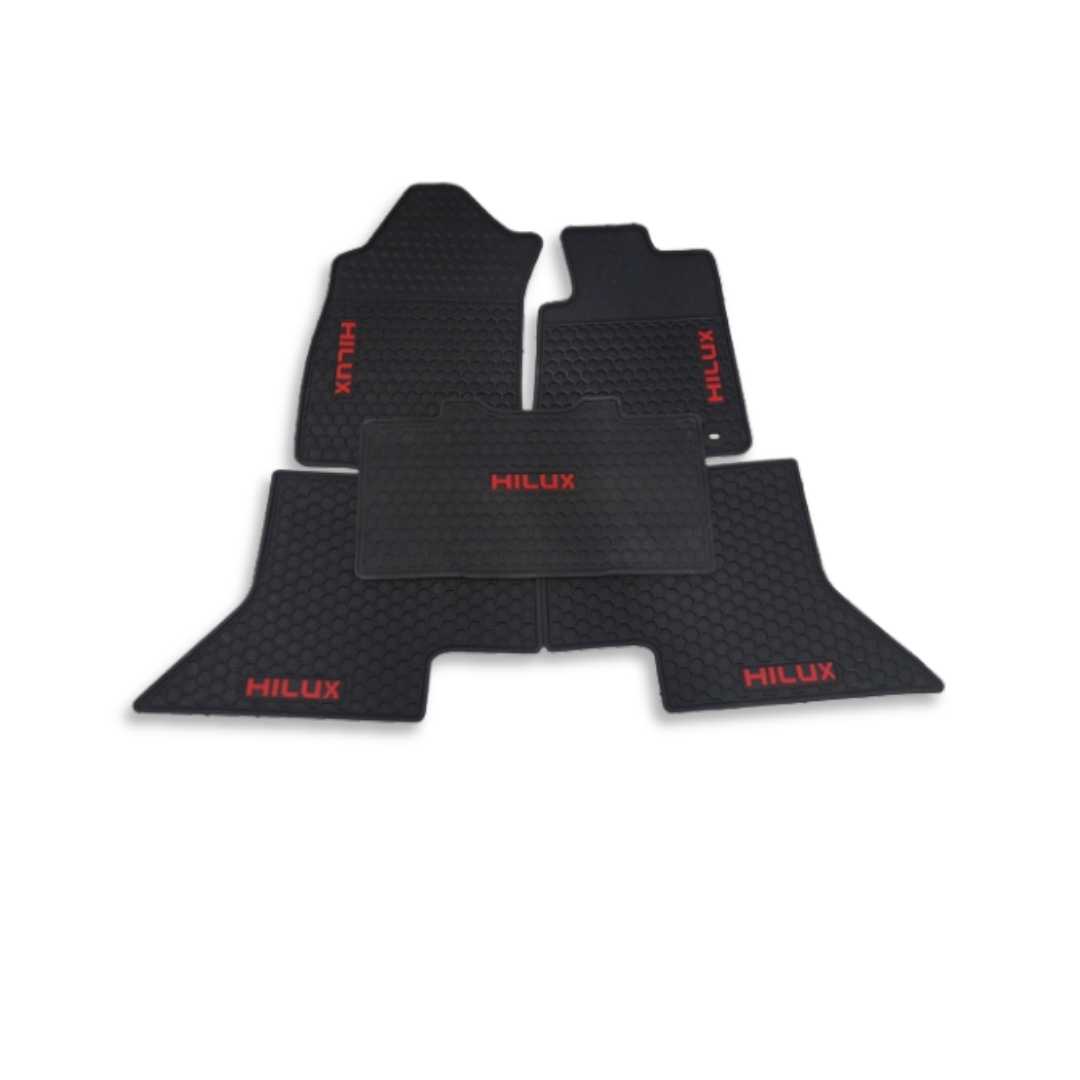 TOYOTA HILUX REVO RUBBER MATS 5PC (non oem)