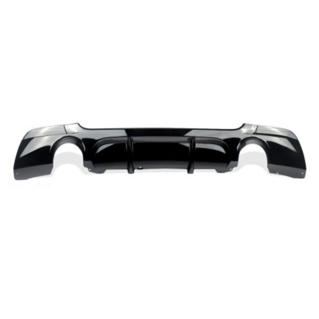 BM E92 335i GLOSS BLACK REAR DIFFUSER (non oem)