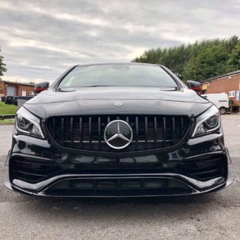 MERC W176 AMG GLOSS BLACK GT GRILL (non oem)