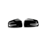 MERC W204 GLOSS BLACK CLIP ON MIRROR COVERS (non oem)