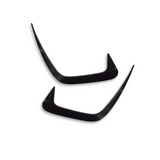 BM G20 GLOSS BLACK FRONT BUMPER CANARDS (non oem)