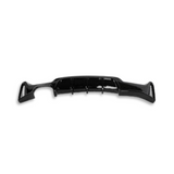 BM F32/F33 GLOSS BLACK REAR DIFFUSER SINGLE OUTLET EXHAUST (non oem)