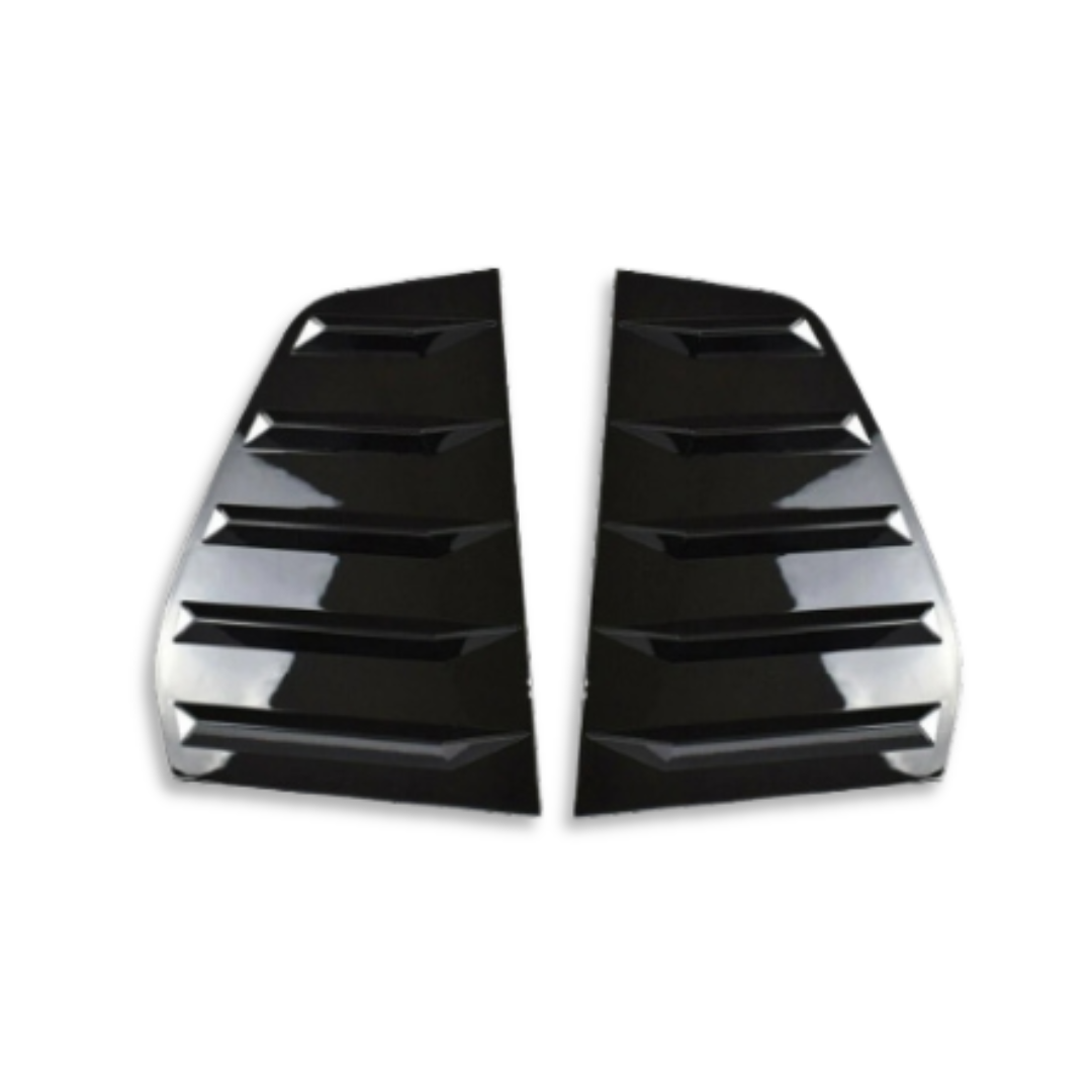 GOLF 6 GLOSS BLACK WINDOW LOUVERS (non oem)