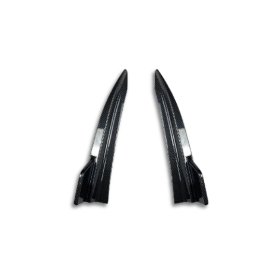 BM G20 GLOSS BLACK REAR SPLITTERS (non oem)