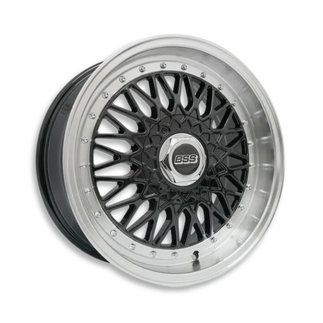 17" BBS BLK FACE WHEEL - 4x100 / 4x114.3 PCD