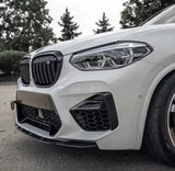BM F97 X3M / F98 X4M 3pc FRONT LIP SPOILER