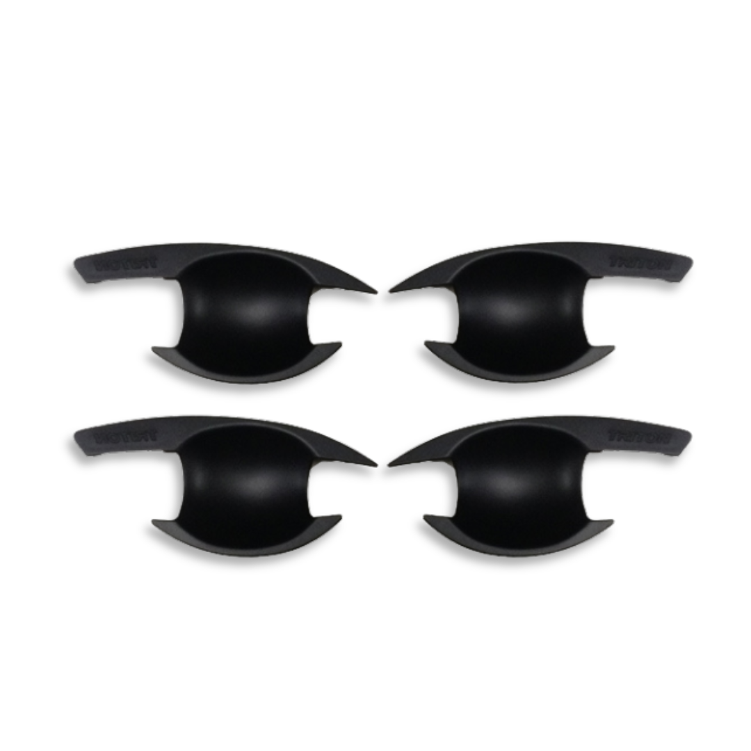 MITSUBISHI TRITON DOOR CUPS MATTE BLACK (non oem)