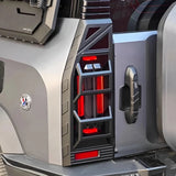 JETOUR T2 TAIL LIGHT CAGE TRIMS - MATTE BLACK (non oem)