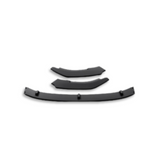 POLO 8 3PC GLOSS BLACK FRONT LIP SPOILER (non oem)
