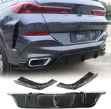 BM G06 X6 REAR DIFFUSER GLOSS BLACK - NON OEM
