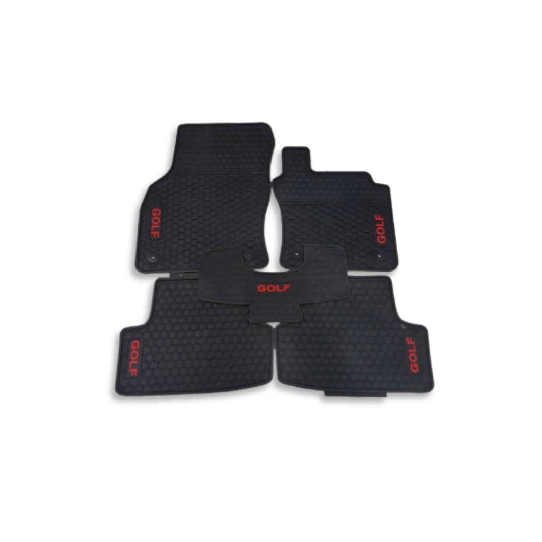 GOLF 7 TSI RUBBER MATS-5 PIECE (non oem)