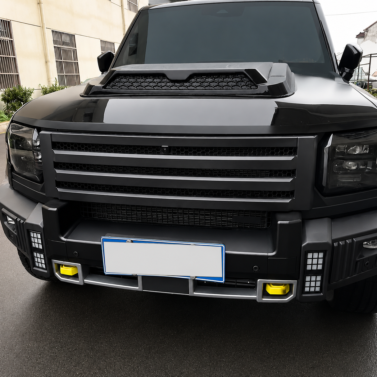JETOUR T2 DEFENDER STYLE GRILL - GLOSS BLACK (non oem)