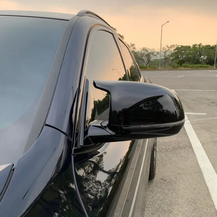 BM G07 X7 MIRROR COVERS GLOSS BLACK