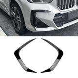 BMW X1 U11 FRONT BUMPER CANARDS - GLOSS BLACK (non oem)