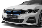 BM G20 PRE-LCI M PERFORMANCE MZANSI STYLE - GLOSS BLACK FRONT LIP SPOILER (non oem)