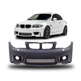 BM E82 / E87 1 M STYLE FRONT BUMPER (NON OEM) WITH PDC CUTOUTS