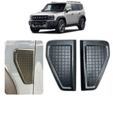JETOUR T2 FENDER VENT COVERS - MATTE BLACK (non oem)