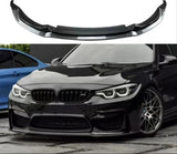BM F80/F82 V-STYLE 3PC GLOSS BLACK FRONT LIP (non oem)
