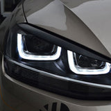 GOLF 7 GLOSS BLACK EYELIDS (non oem)