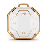 JETOUR T2 KEY CASE COVER - WHITE & GOLD (non oem)