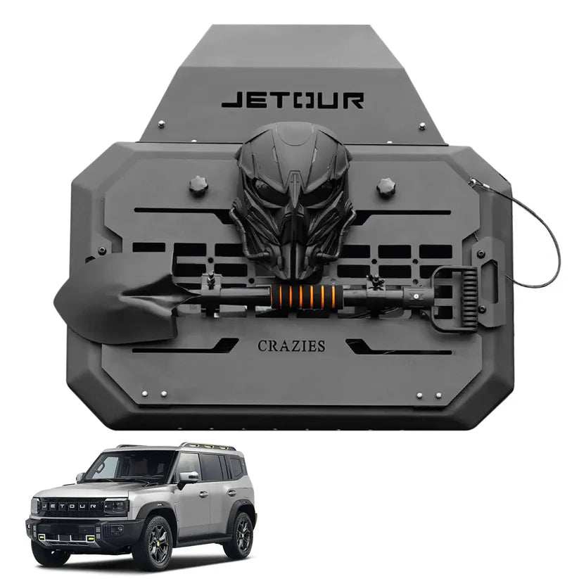 JETOUR T2 MOLLE STYLE SIDE PANEL-DARK KNIGHT EDITION WITH MASK AND SHOVEL (non oem)