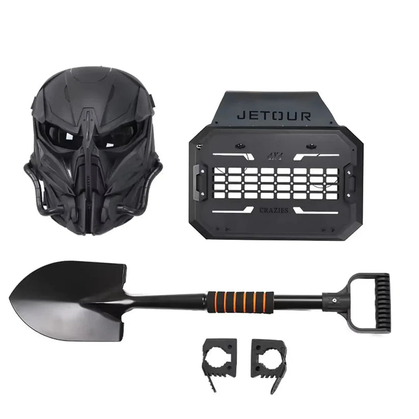 JETOUR T2 MOLLE STYLE SIDE PANEL-DARK KNIGHT EDITION WITH MASK AND SHOVEL (non oem)