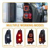 JETOUR T2 DEFENDER STYLE LED SMOKED TAIL LIGHTS (non oem)