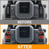 JETOUR T2 DEFENDER STYLE LED SMOKED TAIL LIGHTS (non oem)