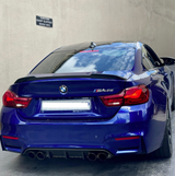 BM F82 M4 CS STYLE CARBON FIBRE BOOT SPOILER (non oem)