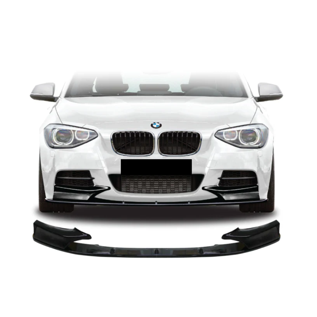 BM F20 PRE-LCI M-PERFORMANCE GLOSS BLACK FRONT LIP SPOILER (non oem)