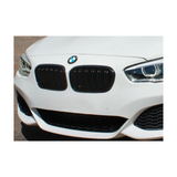 BM F20 LCI DOUBLE SLAT GLOSS BLACK KIDNEY GRILLS (non oem)