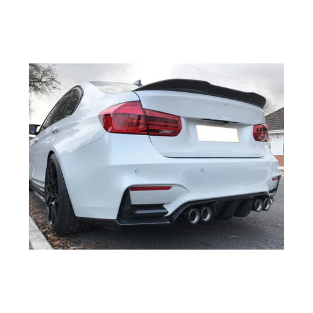 BM F30/F80 PSM GLOSS BLACK BOOT SPOILER (non oem)