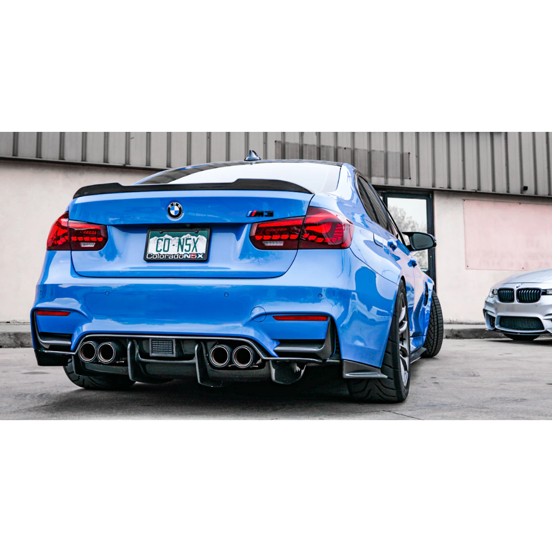 BM F30/F80 CS STYLE CARBON FIBRE BOOT SPOILER (non oem)