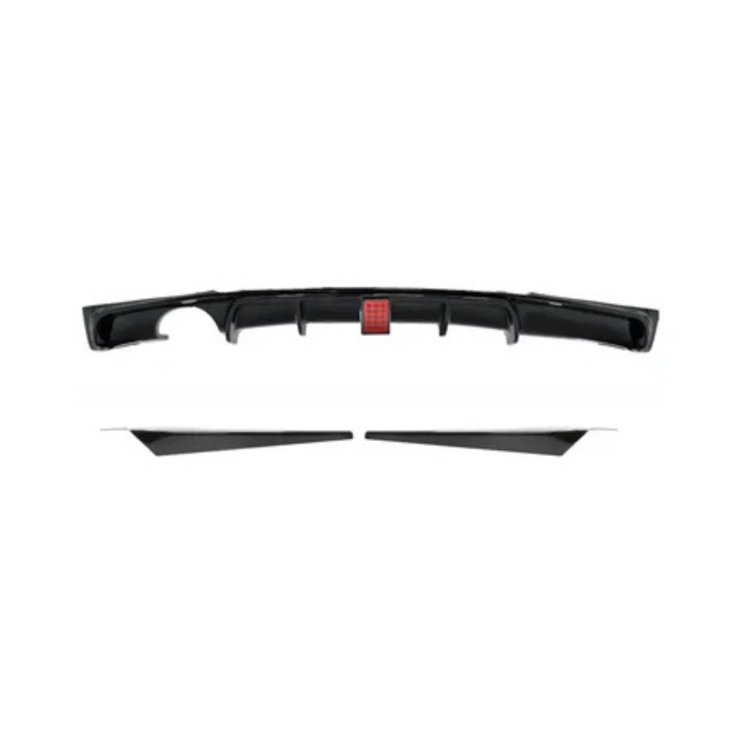BM F30 F1 INSPIRED GLOSS BLACK REAR DIFFUSER-320i (non oem)