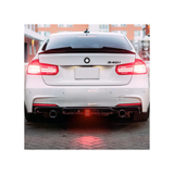 BM F30 F1 INSPIRED GLOSS BLACK REAR DIFFUSER-335i-340i (non oem)