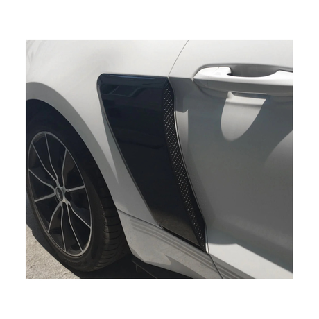 MUSTANG REAR MATTE BLACK ADD ON FENDER VENTS (non oem)