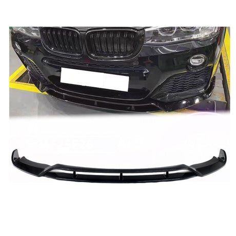 BM F25 PRE - FACELIFT GLOSS BLACK FRONT LIP SPOILER (non oem)