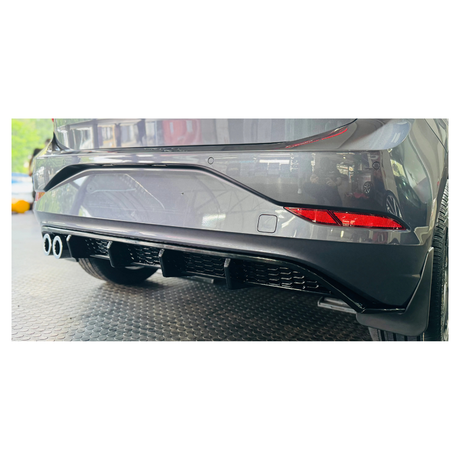 POLO 8 TSI TO GTI GLOSS BLACK REAR DIFFUSER  (non oem)