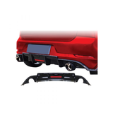 POLO 8 AW KARBEL GLOSS BLACK REAR DIFFUSER-NO CHROME TIPS INCLUDED (non oem)