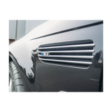 BM E46 M3 FENDER VENTS - CHROME (non oem)