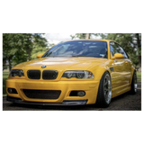 BM E46 M3 CS STYLE CARBON FIBRE FRONT LIP (non oem)