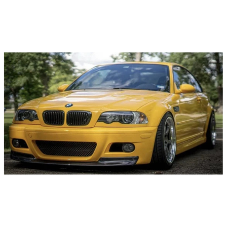 BM E46 M3 CS STYLE CARBON FIBRE FRONT LIP (non oem)