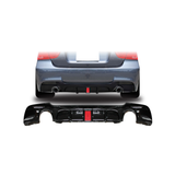 BM E92 335i F1 INSPIRED GLOSS BLACK REAR DIFFUSER (non oem)