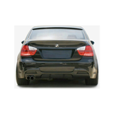 BM E90 SINGLE EXHAUST EXIT GLOSS BLACK REAR DIFFUSER (non oem)