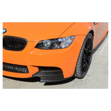 BM E92/E93 M3 GLOSS BLACK FRONT BUMPER SPLITTERS (non oem)