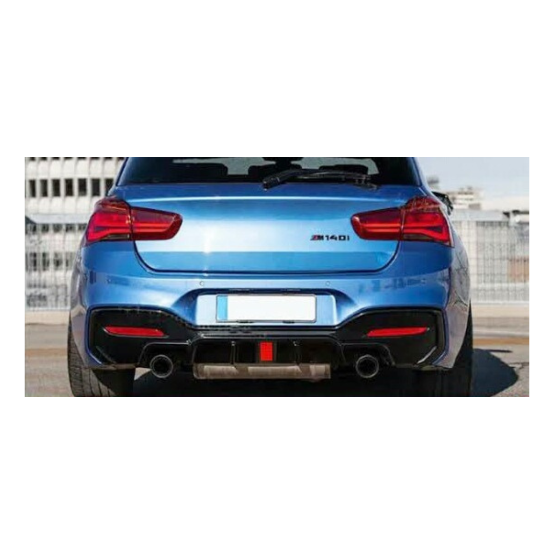 BM F20 F1 INSPIRED GLOSS BLACK LCI REAR DIFFUSER-M135/140i (non oem)