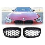BM F20 LCI DIAMOND GLOSS BLACK KIDNEY GRILLS (non oem)