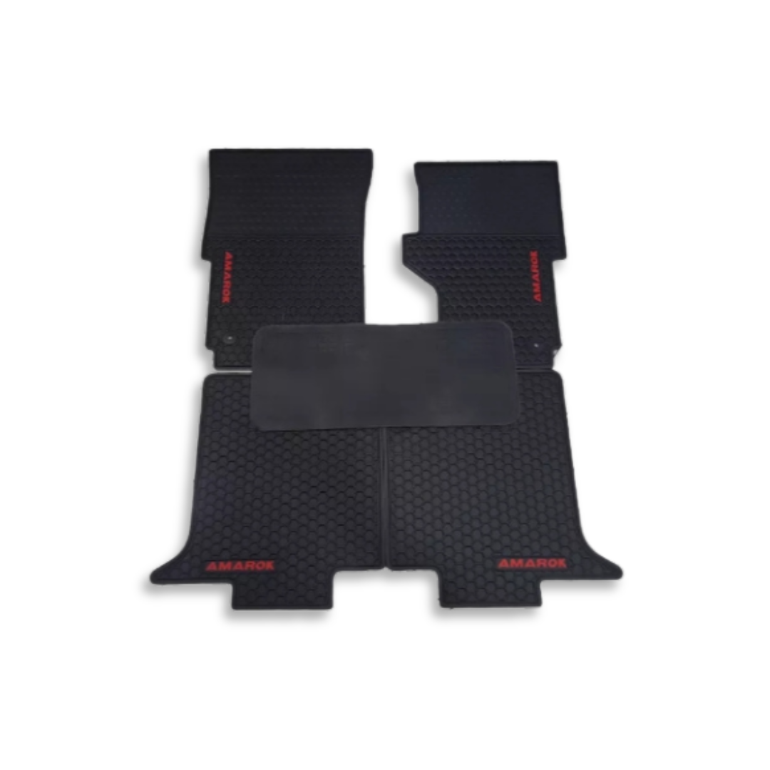 AMAROK INTERIOR RUBBER MATS 5PC (non oem)